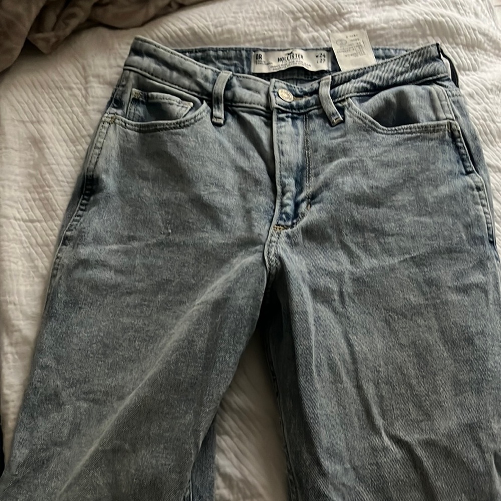 hollister mom jeans